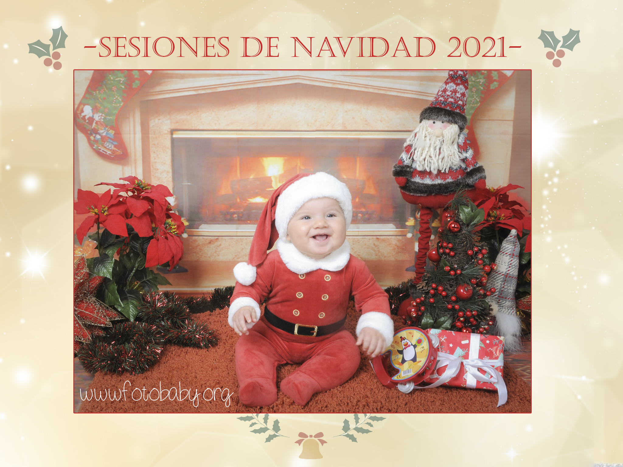 Sesiones Fotográficas de Navidad 2021 FotoBaby Granada
